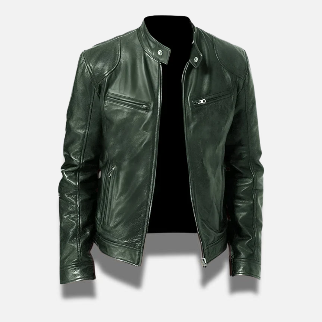 Derek | Classic Leather Jacket