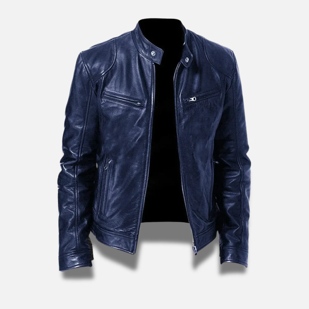 Derek | Classic Leather Jacket