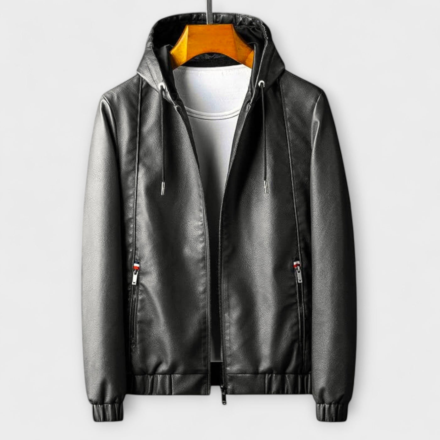 Franco | Urban Leather Hoodie