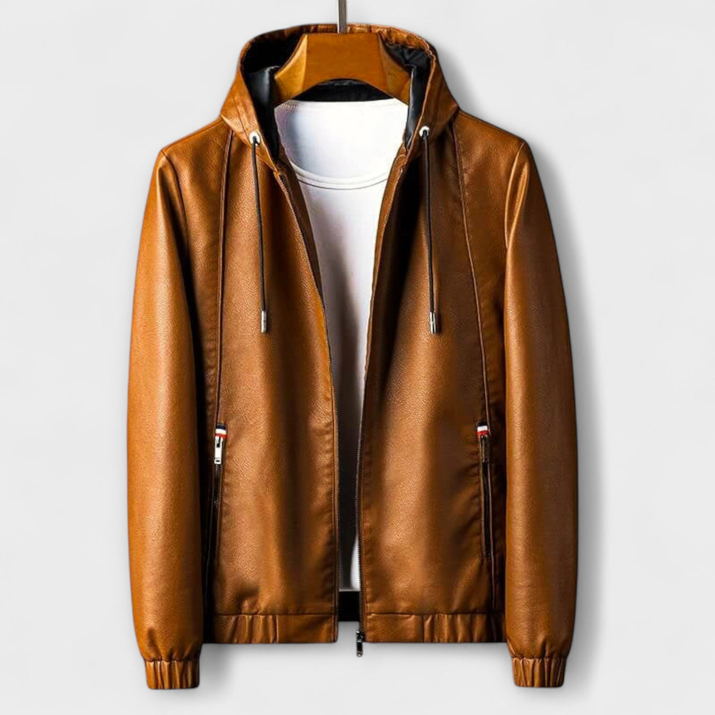 Franco | Urban Leather Hoodie