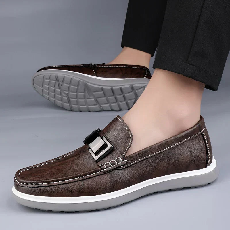 Premium Leather Slip-On Shoes