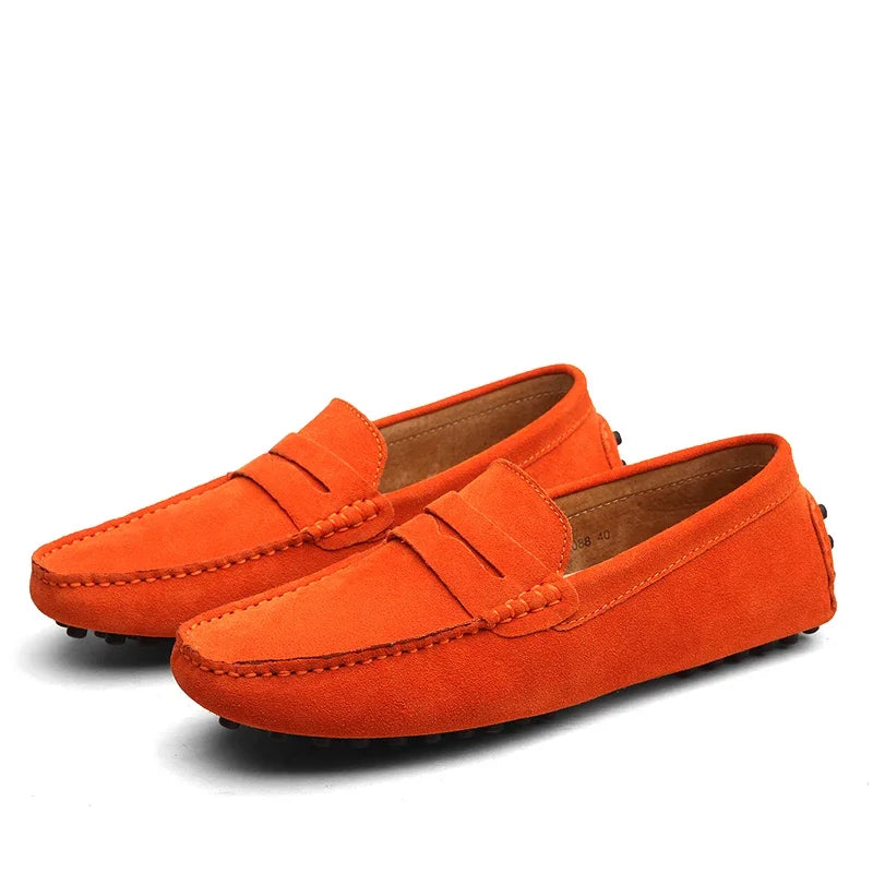 Relaxed Suede Slip-On Shoes