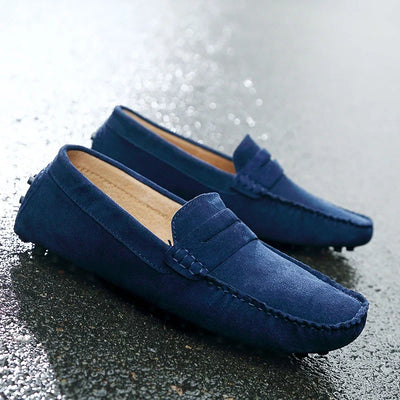 Relaxed Suede Slip-On Shoes