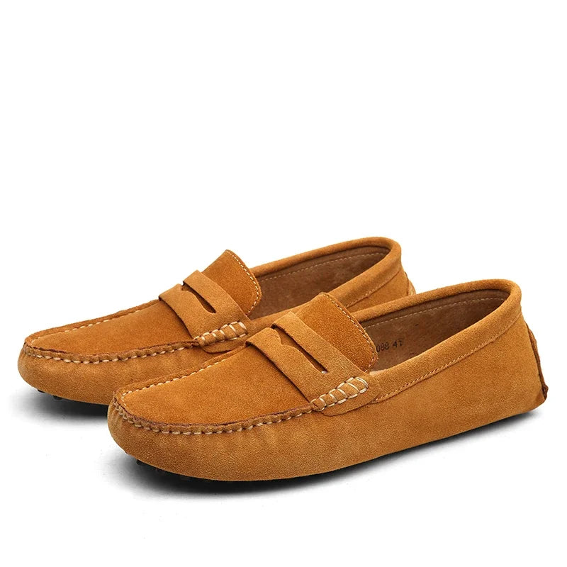 Relaxed Suede Slip-On Shoes