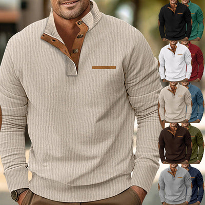 Grayson | Heritage Quarter-Button Sweater