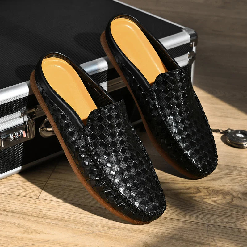 Gregory | Croc Emboss Mules