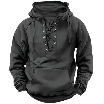 Wyatt | Heritage Lace-Up Hoodie