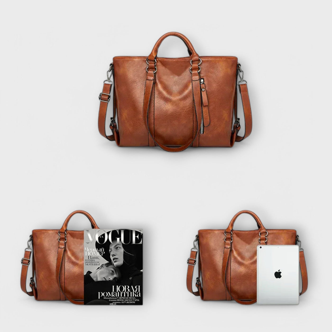 Calliope - Oversized Leather Tote