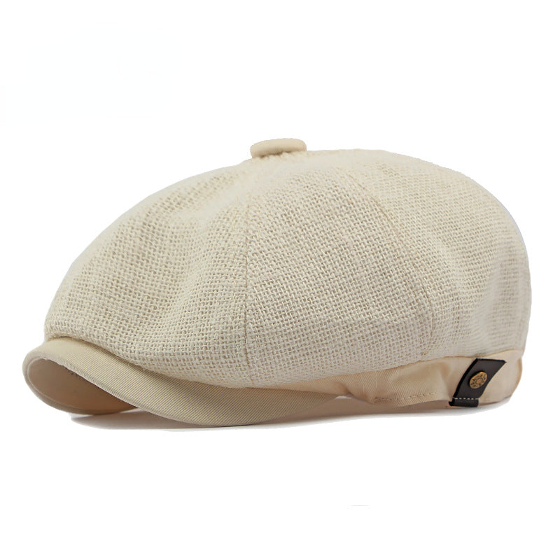 Linen Crown Hat