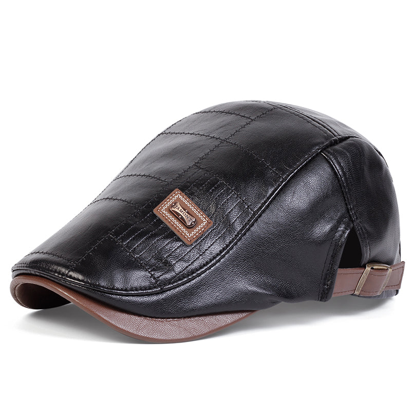 Quilted Leather Hat