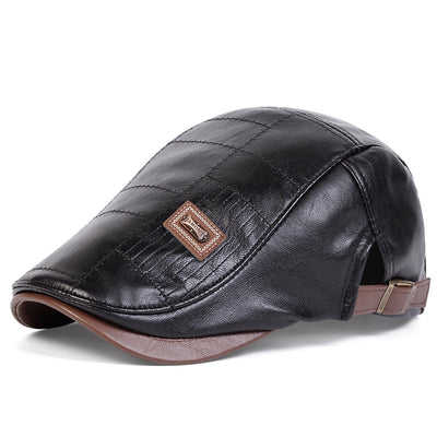 Quilted Leather Hat