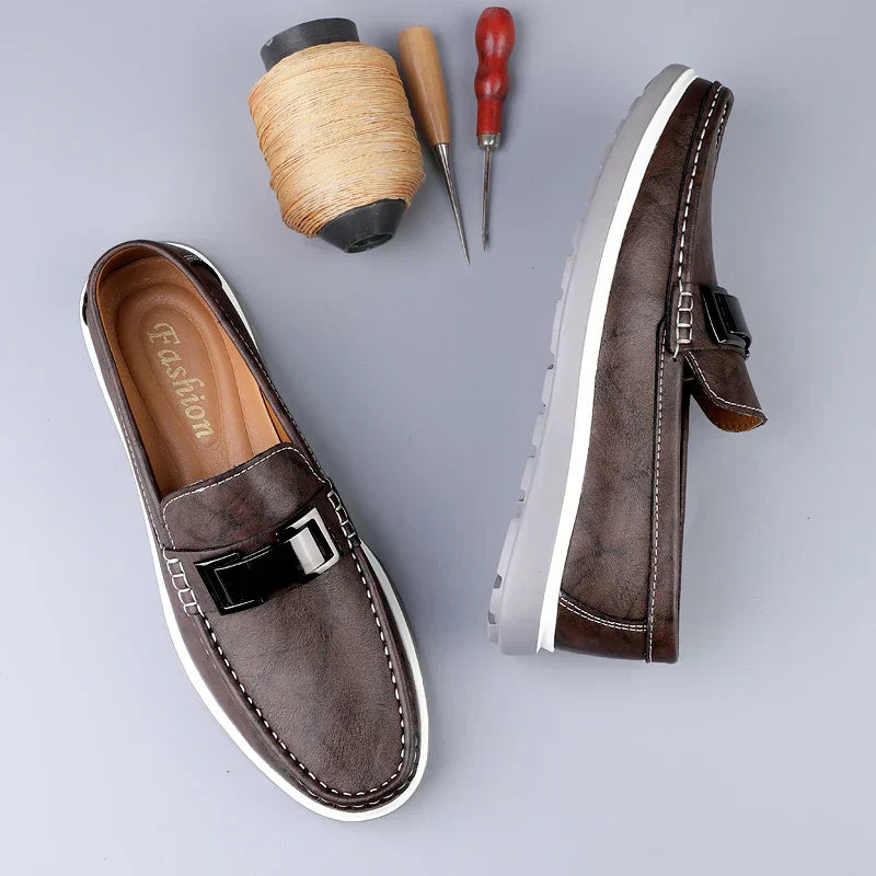 Premium Leather Slip-On Shoes