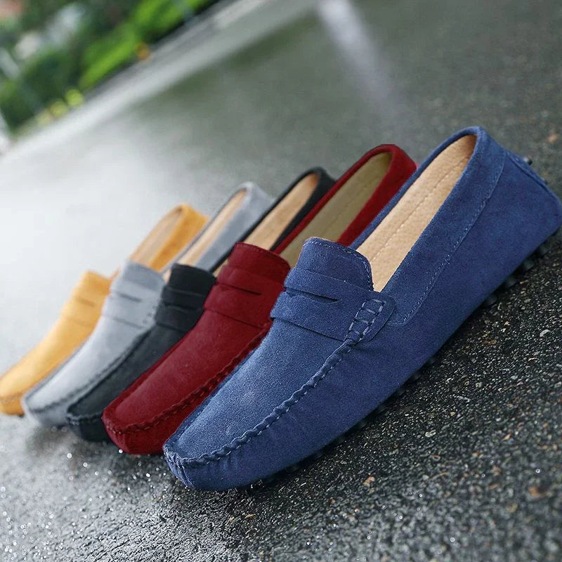 Relaxed Suede Slip-On Shoes