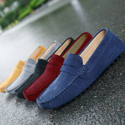 Relaxed Suede Slip-On Shoes