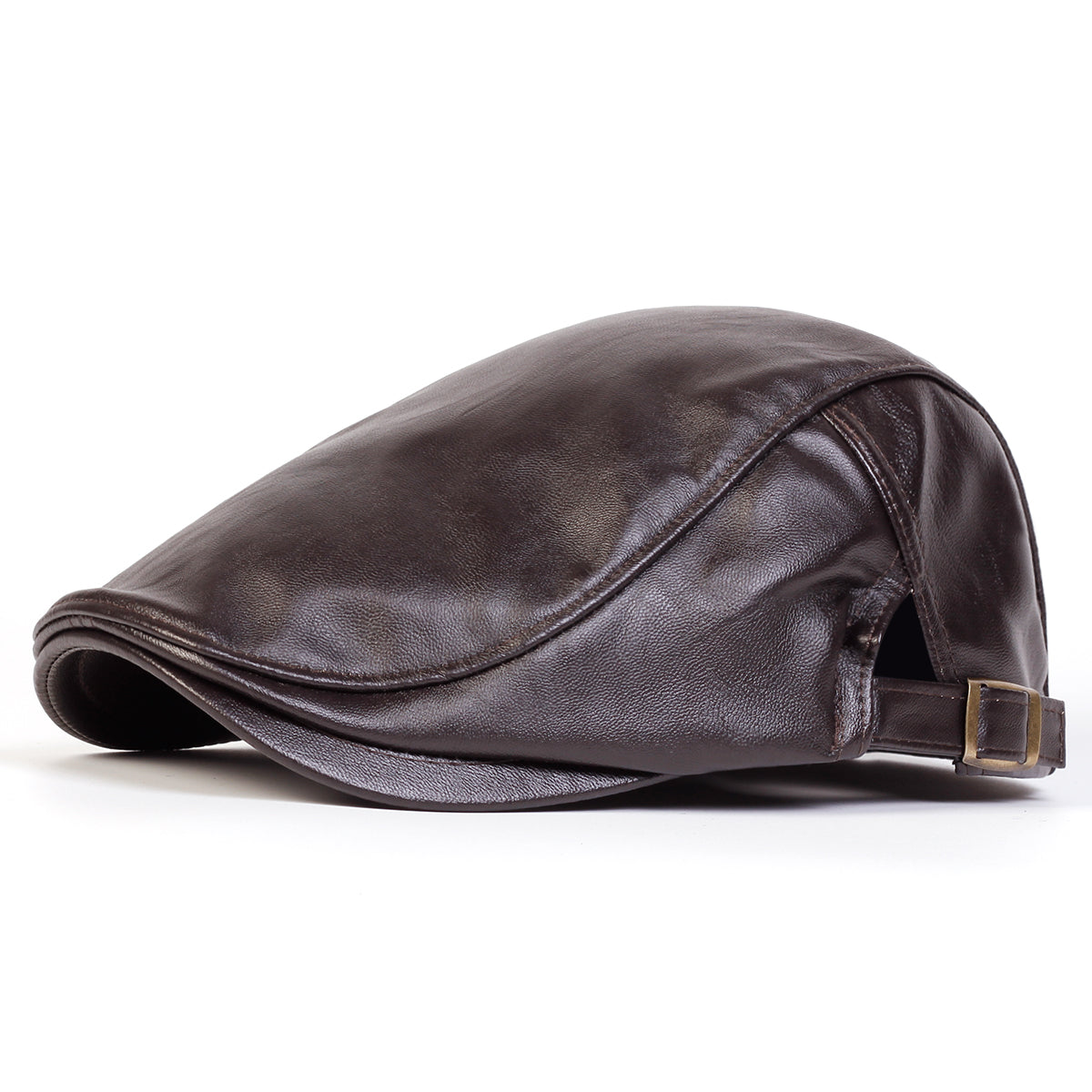 Classic Leather Driving Cap