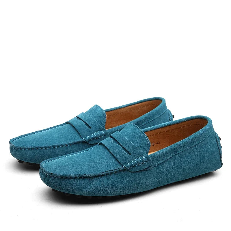 Relaxed Suede Slip-On Shoes