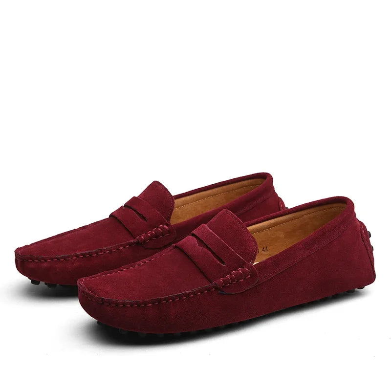 Relaxed Suede Slip-On Shoes