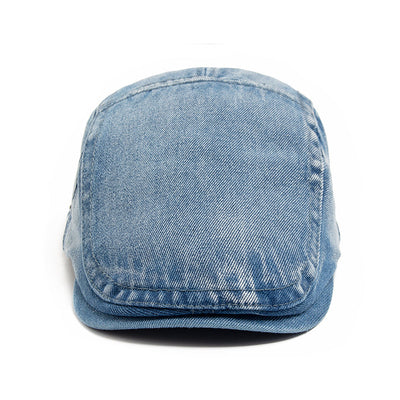 Distressed Stonewash Denim Hat