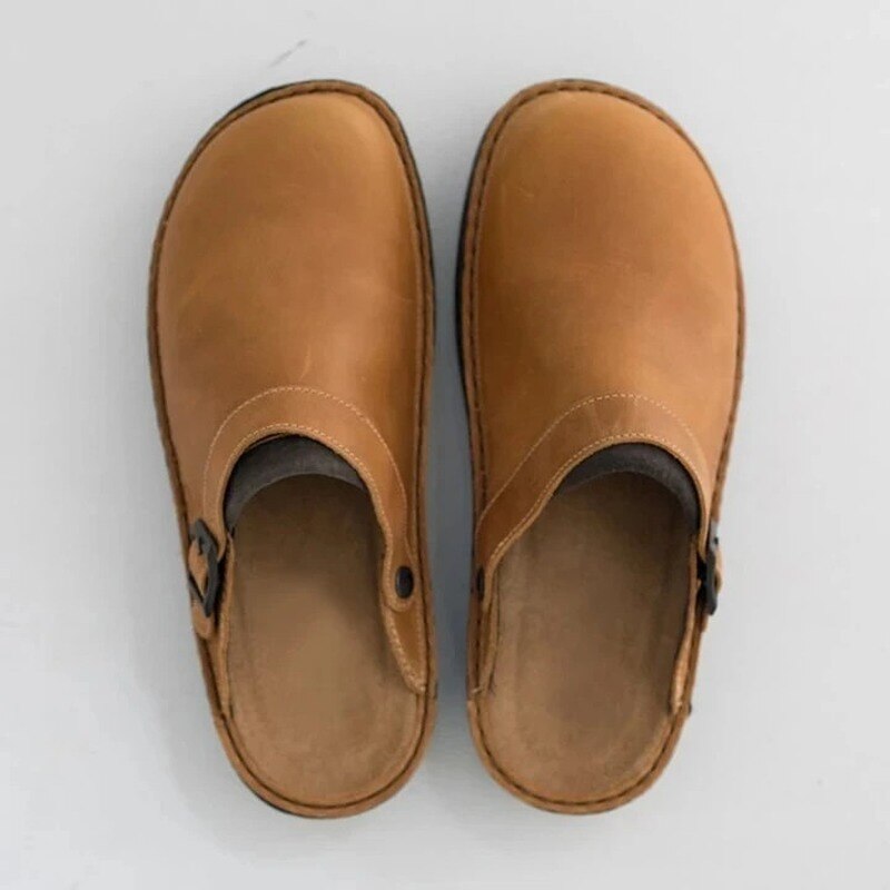 Spencer™ Men's Orthopedic Slippers | Orthopedic Leather Shoes for Timeless Comfort