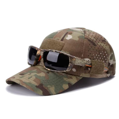 Cap Designed for Sunglasses