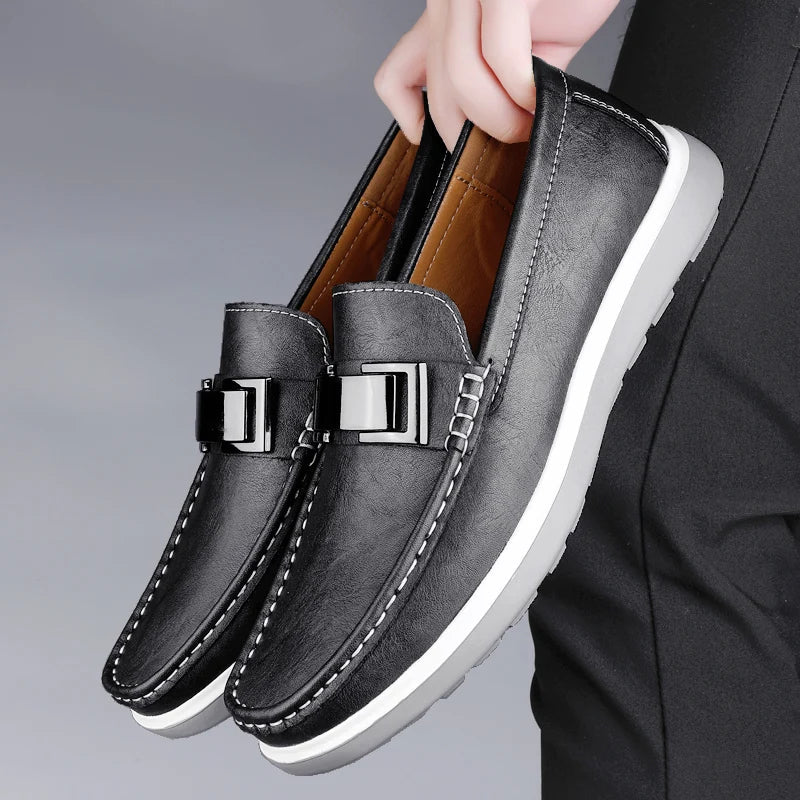 Premium Leather Slip-On Shoes