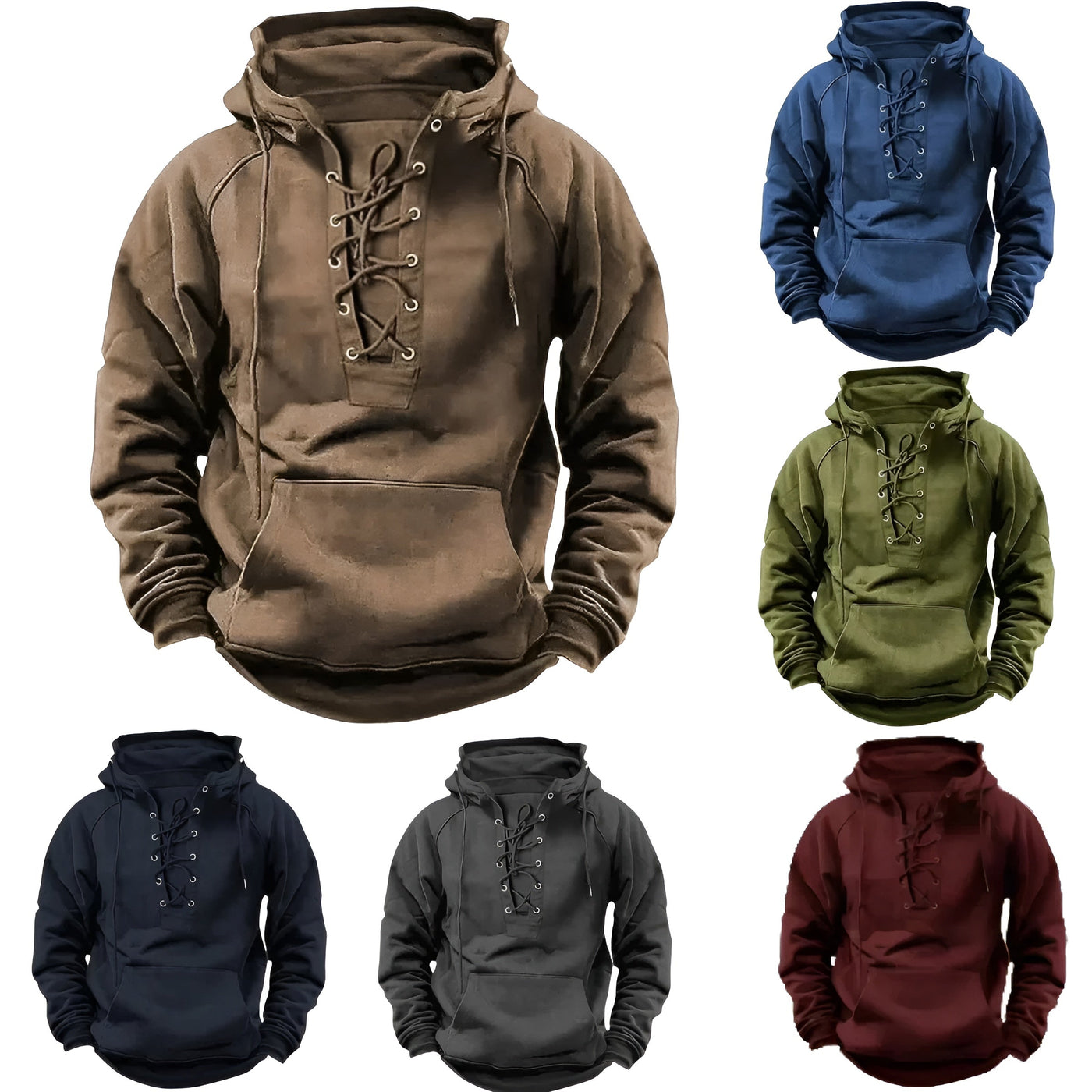 Wyatt | Heritage Lace-Up Hoodie