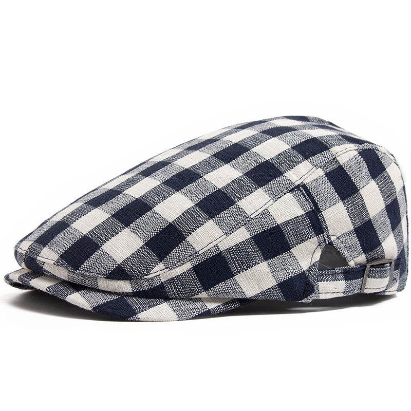 Vichy Patterned Cap