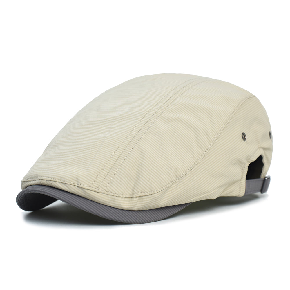 Striped Cotton Baseball Cap