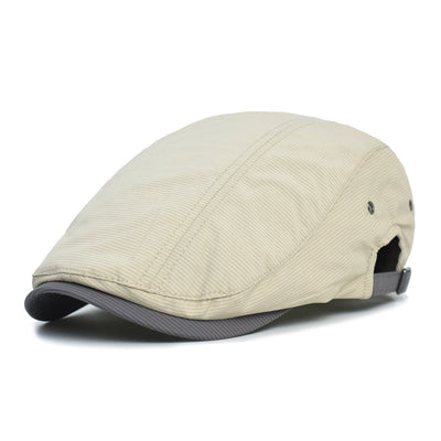 Striped Cotton Baseball Cap