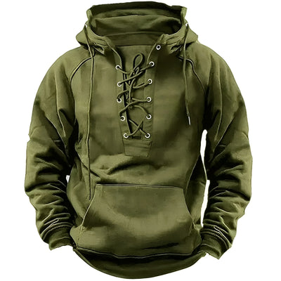Wyatt | Heritage Lace-Up Hoodie