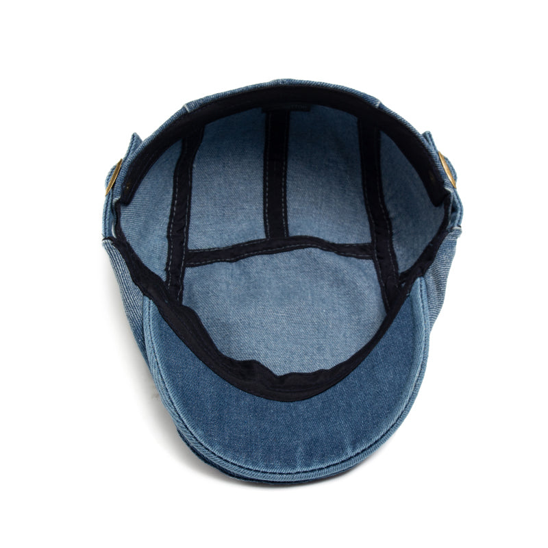 Distressed Stonewash Denim Hat