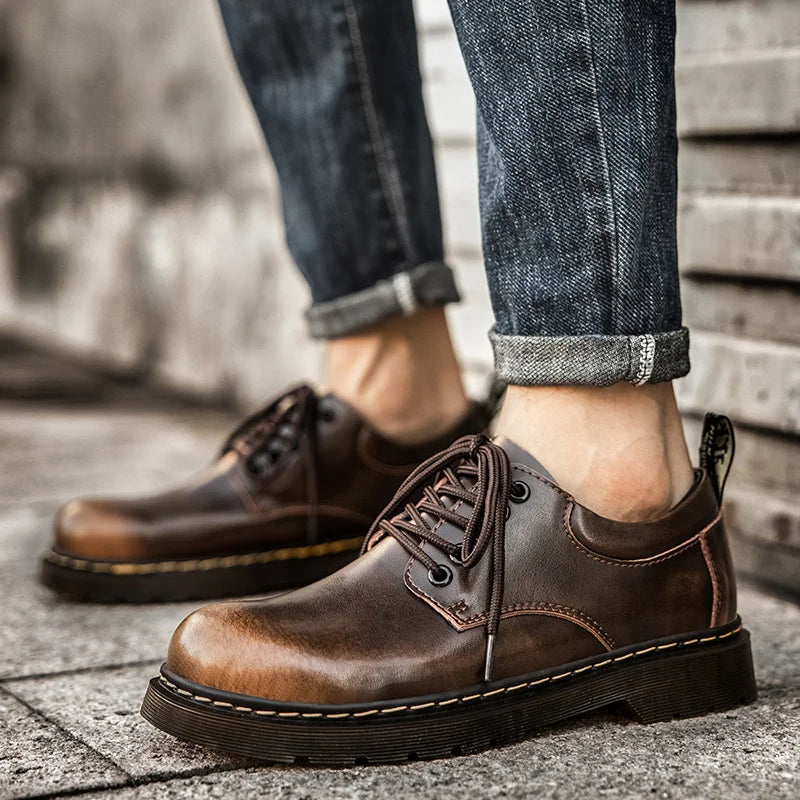 Onyx™ Oxford Boots | Orthopedic Leather Shoes for Timeless Comfort