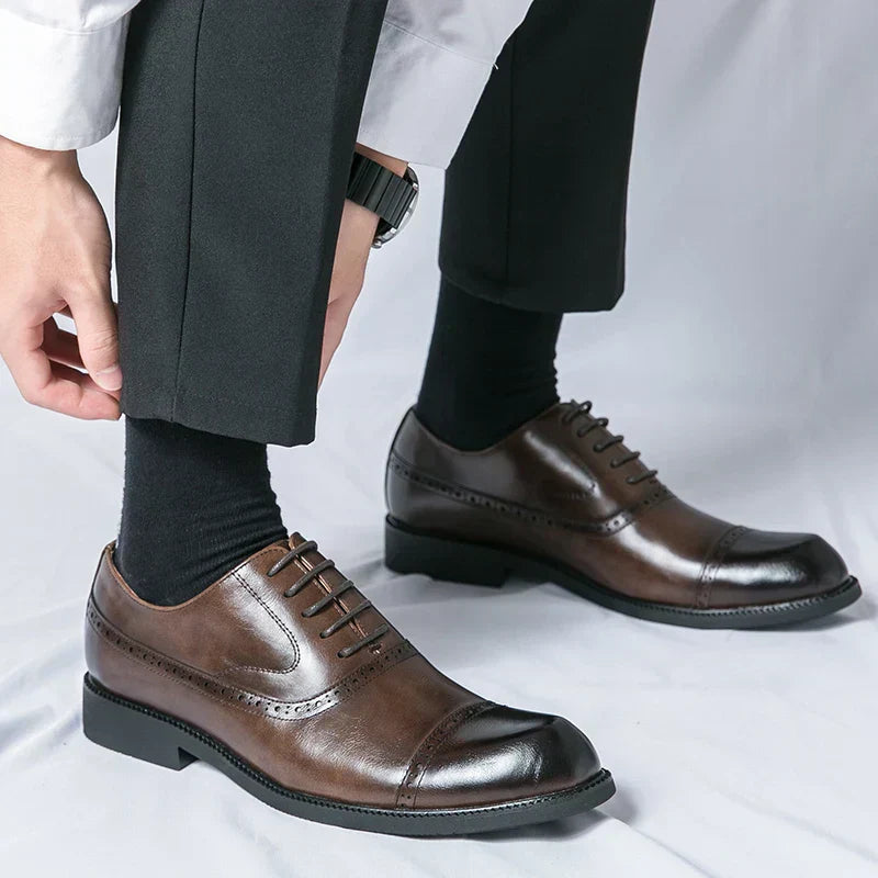 Marcel Formal Dress Shoes | Orthopedic Leather Shoes for Timeless Comfort