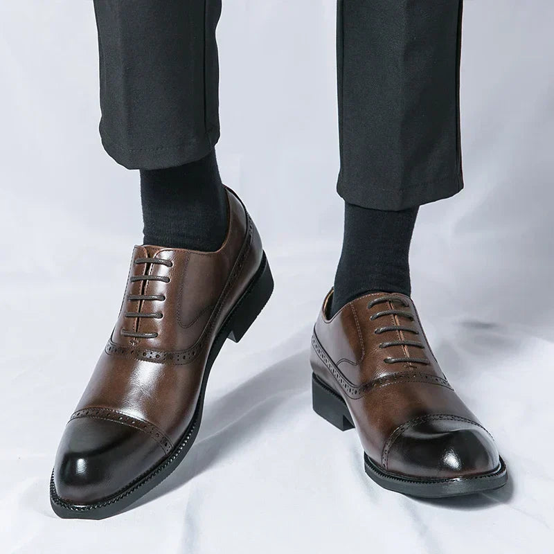 Marcel Formal Dress Shoes | Orthopedic Leather Shoes for Timeless Comfort