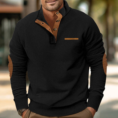 Grayson | Heritage Quarter-Button Sweater