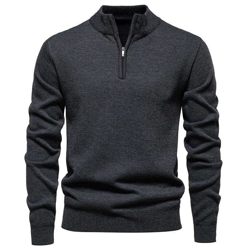 Griffin | Classic Half-Zip Sweater