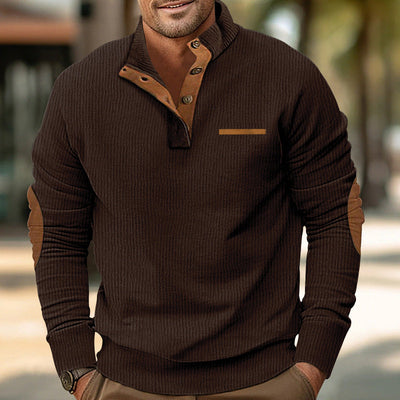 Grayson | Heritage Quarter-Button Sweater