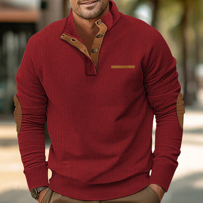 Grayson | Heritage Quarter-Button Sweater