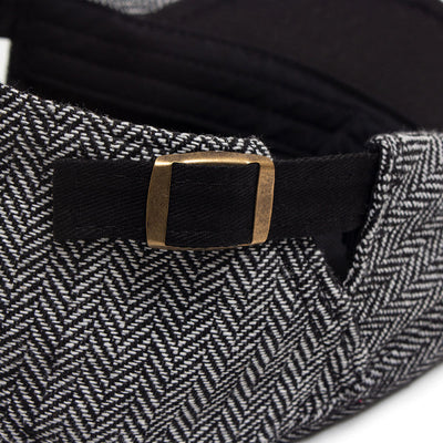 Herringbone Wool Driving Cap