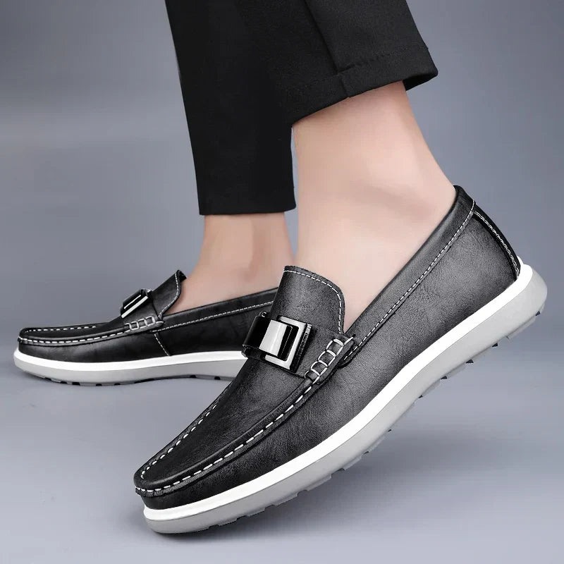 Premium Leather Slip-On Shoes