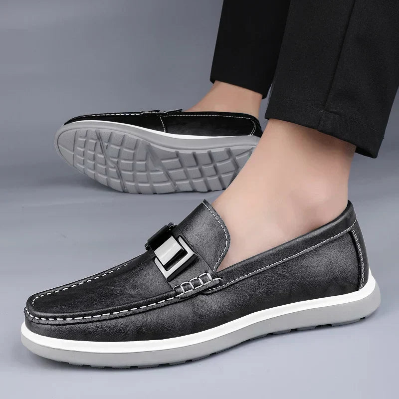 Premium Leather Slip-On Shoes