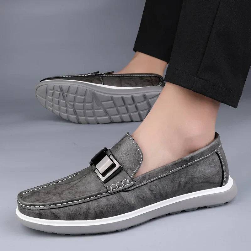 Premium Leather Slip-On Shoes