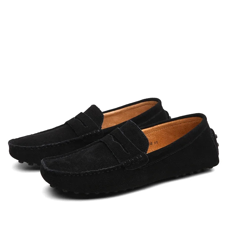Relaxed Suede Slip-On Shoes