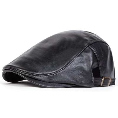 Classic Leather Driving Cap