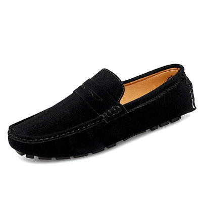 Suede Slip-On Loafers