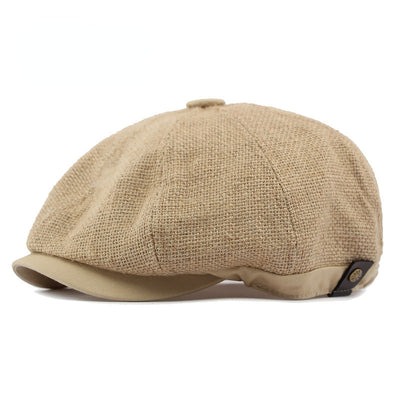 Linen Crown Hat