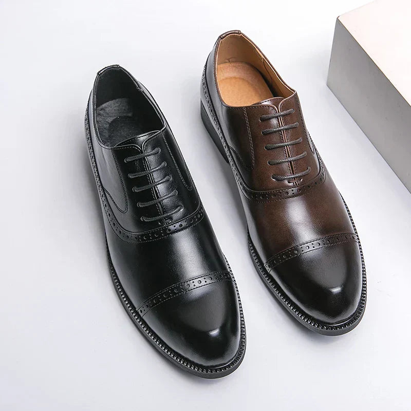 Marcel Formal Dress Shoes | Orthopedic Leather Shoes for Timeless Comfort