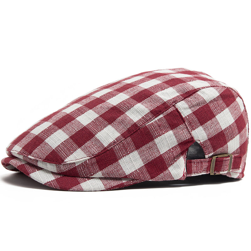 Vichy Patterned Cap