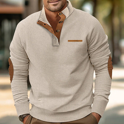 Grayson | Heritage Quarter-Button Sweater