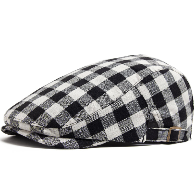 Vichy Patterned Cap
